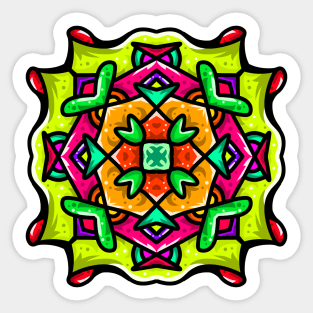 Abstract Mandala illustration Sticker